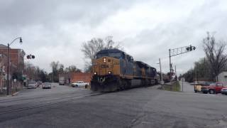 CSX local freight heads south to Sumter SC