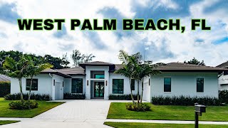 TOUR A GORGEOUS WEST PALM BEACH NEW CONSTRUCTION HOME | FLORIDA LUXURY REAL ESTATE