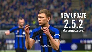 Efootball 2023 - INTER vs BENFICA | New Update Version 2.5.0 | PC