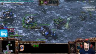 Nathanias reacts to Infested CommandCenter lift off