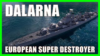 Dalarna European Super Destroyer World of Warships Wows DD Preview