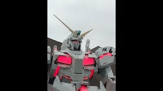 お台場　ユニコーンガンダム　ユニコーンからデストロイモードまで