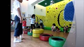 台中劍聲幼兒園暨托嬰中心 大組體適能課程 101 09