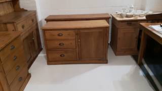 Small Victorian Antique Sideboard / Server - Pinefinders Old Pine Furniture Warehouse