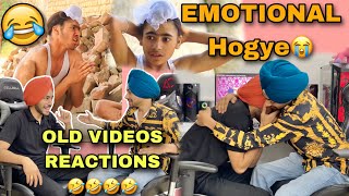 REACTING TO OUR OLD VIDEOS🤣WITH BROTHERS HARSH EMOTIONAL KYU HOYA ?😭CHALLENGE GONE WRONG🤯