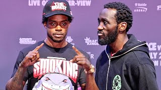 Terence Crawford REFUSES to break face off with Errol Spence Jr as tensions rise!