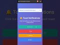 Toast Notification using HTML CSS & JS tutorial