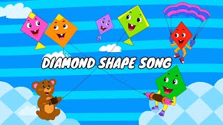 Shapes Song for Toddlers | Diamond Shape #shapes #nurseryrhymes