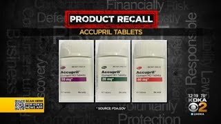 These products are under recalls
