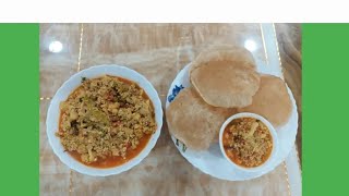 అమ్మమ్మ recipe 😋 పూరీ మరియు కాలీఫ్లవర్ ఎగ్ కర్రీ / Poori with Cauliflower Egg Curry