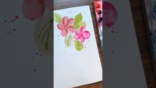 How to paint easy watercolor plumeria for beginners ￼