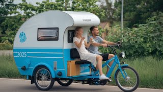 2025 Buffalino Tricycle Camper – The Ultimate Tiny Home on Wheels! 🚴You WON’T Believe What’s Inside!