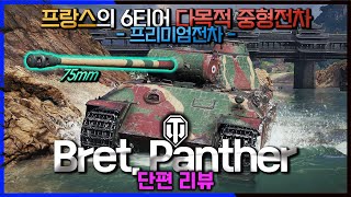 [월드오브탱크 단편 리뷰] 프랑스의 프리미엄 중형전차 브르타뉴 판터 [Bret. Panther]