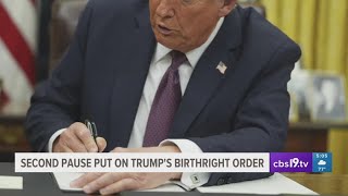 Second federal judge puts pause on Trump's national birthright executive order