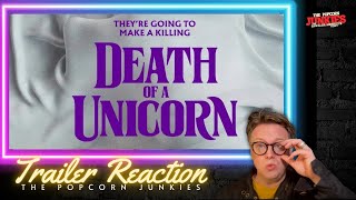 DEATH OF A UNICORN (Official Trailer 2) The Popcorn Junkies Reaction