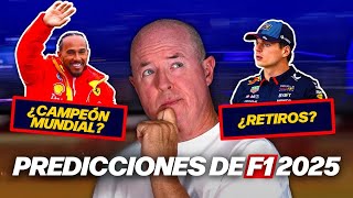 ¡Mis PREDICCIONES de la F1 para 2025!