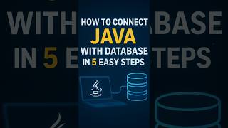 JDBC Connection in Java in 5 Simple Steps 🚀 | Java Tutorial