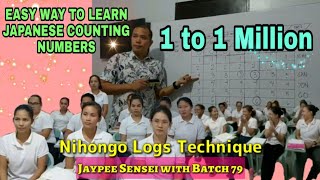 Counting 1 to 1 Million in Japanese (Easy Technique)