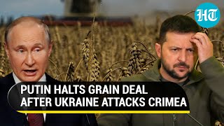 Russia suspends Ukraine grain exports; Fallout of failed drone attack on Black Sea fleet