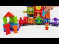 best toddler learning video for kids toy shapes train and school