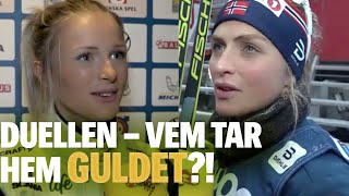 Superduellen mellan Frida Karlsson och Therese Johaug