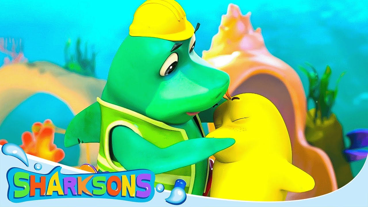 Daddy Shark Song | The Sharksons - Songs For Kids | Nursery Rhymes ...