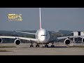 Airbus A380-861 from Emirates A6-EUM departure at Munich Airport MUC EDDM