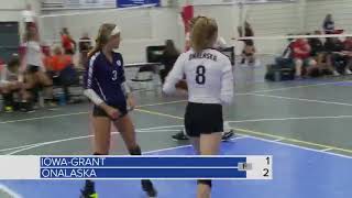 Onalaska volleyball hosts 18 teams at Omni Center, picks up several wins