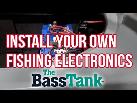 Install Your Own Fishing Electronics With The Bass Tank Way Youtube