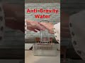 Anti Gravity Water: Why Doesn't It Fall?