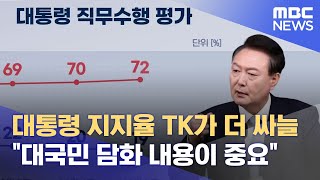 대통령 지지율 TK가 더 싸늘 \