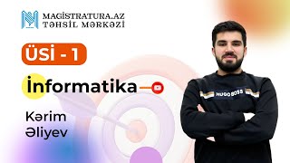 MAGİSTRATURA.AZ - İNFORMATİKA - ÜSİ - 1