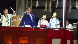 ヤンレー節 河内音頭　鳴門家 加寿若　渋川神社 奉納盆踊り　2015.09.19