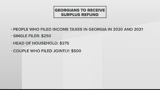 Update on when Georgia surplus tax refunds will start arriving