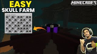 How To Make A Wither Skeleton Skull Farm in Minecraft!