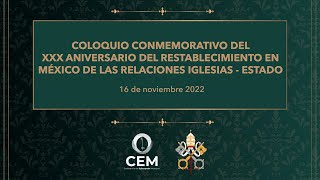 Coloquio conmemorativo del XXX aniversario del restablecimiento de las relaciones Iglesias - Estado