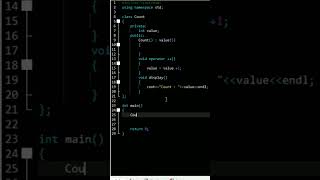 Operator Overloading In C++ | #shorts #shortvideo #short #viral #cpp #code #coding