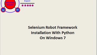 Selenium Robot Framework Installation