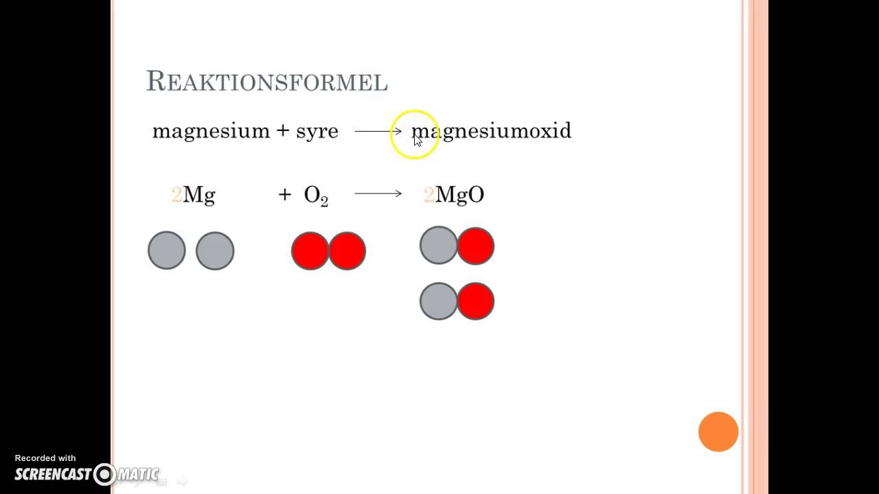 Kemiska Reaktioner Del 1 åk 7 - YouTube