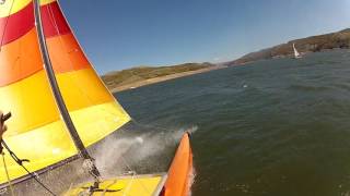 Hobie 16 Pitchpoling in Slowmotion