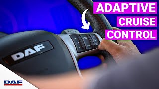 DAF MY2017 | Adaptive Cruise Control | Speed Control Features