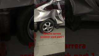 Porsche carrera accident work part 1 #porsche#carrera#dubai#trendingshorts