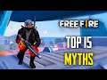 Top 15 Mythbusters in FREEFIRE Battleground | FREEFIRE Myths #248