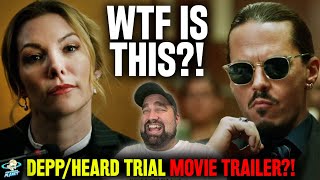 LOL! Trailer Drops For Johnny Depp v Amber Heard Trial MOVIE?! My Reaction To Tubi HOT GARBAGE!