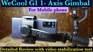 we cool G1,1-Axis gimbal/wecoool selfie stick/one axis gimbal stabilizer/one axis gimbal/handheld