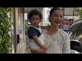 Gauhar Khan With Son At Rajveer Birthday Party