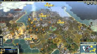 Civilization V - Episode 17, part 1 - Siam vs Spain \u0026 Denmark