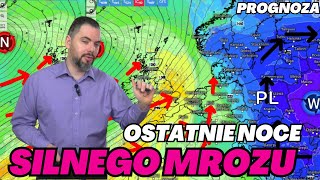 Bardzo zimna noc w Polsce! Ale ocieplenie już blisko 🌡️ Niż Nico przynosi dużo burz nad Atlantykiem.