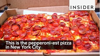 This is the pepperoni-est pizza in New York City