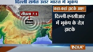 7.1 Earthquake Jolts Nepal Again, Tremors Felt Across India, Indonesia, Afghanistan - India TV
